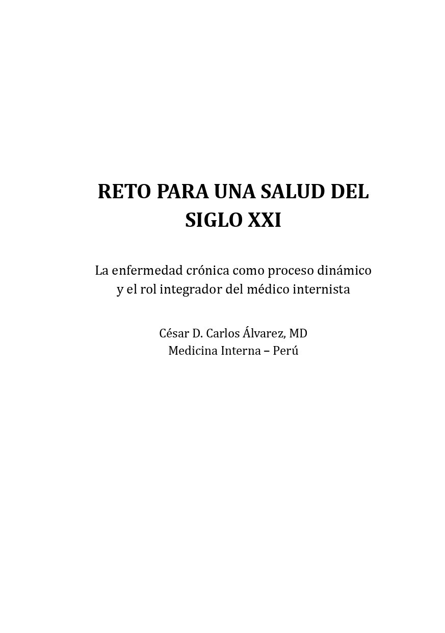 RETO PARA UNA SALUD DEL SIGLO XXI
